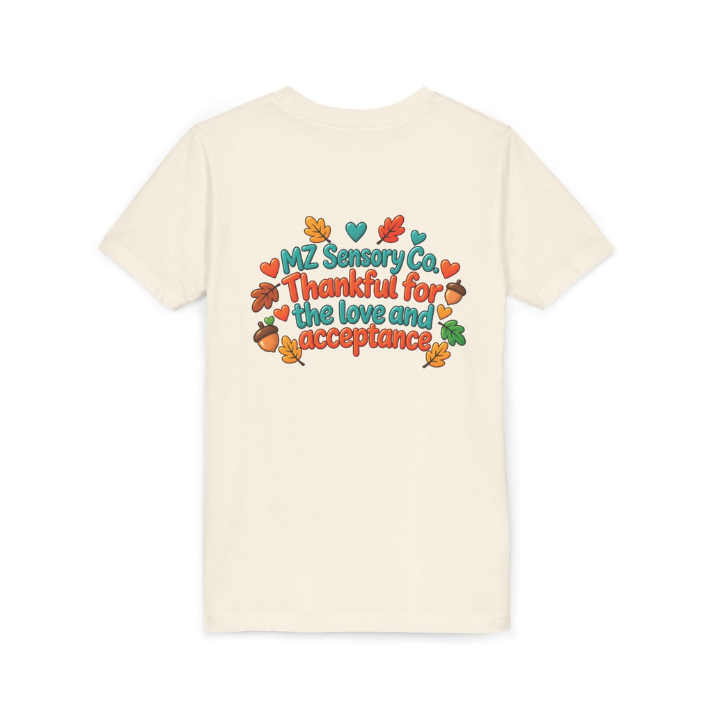 Thankful Hearts Kids’ Thanksgiving Turkey T-Shirt