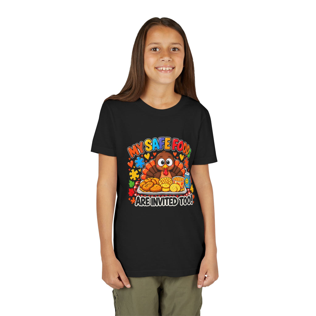 My Safe Foods Are Invited Too! – Kids’ Thanksgiving T-Shirt