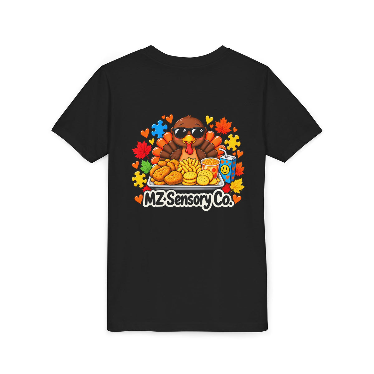 My Safe Foods Are Invited Too! – Kids’ Thanksgiving T-Shirt
