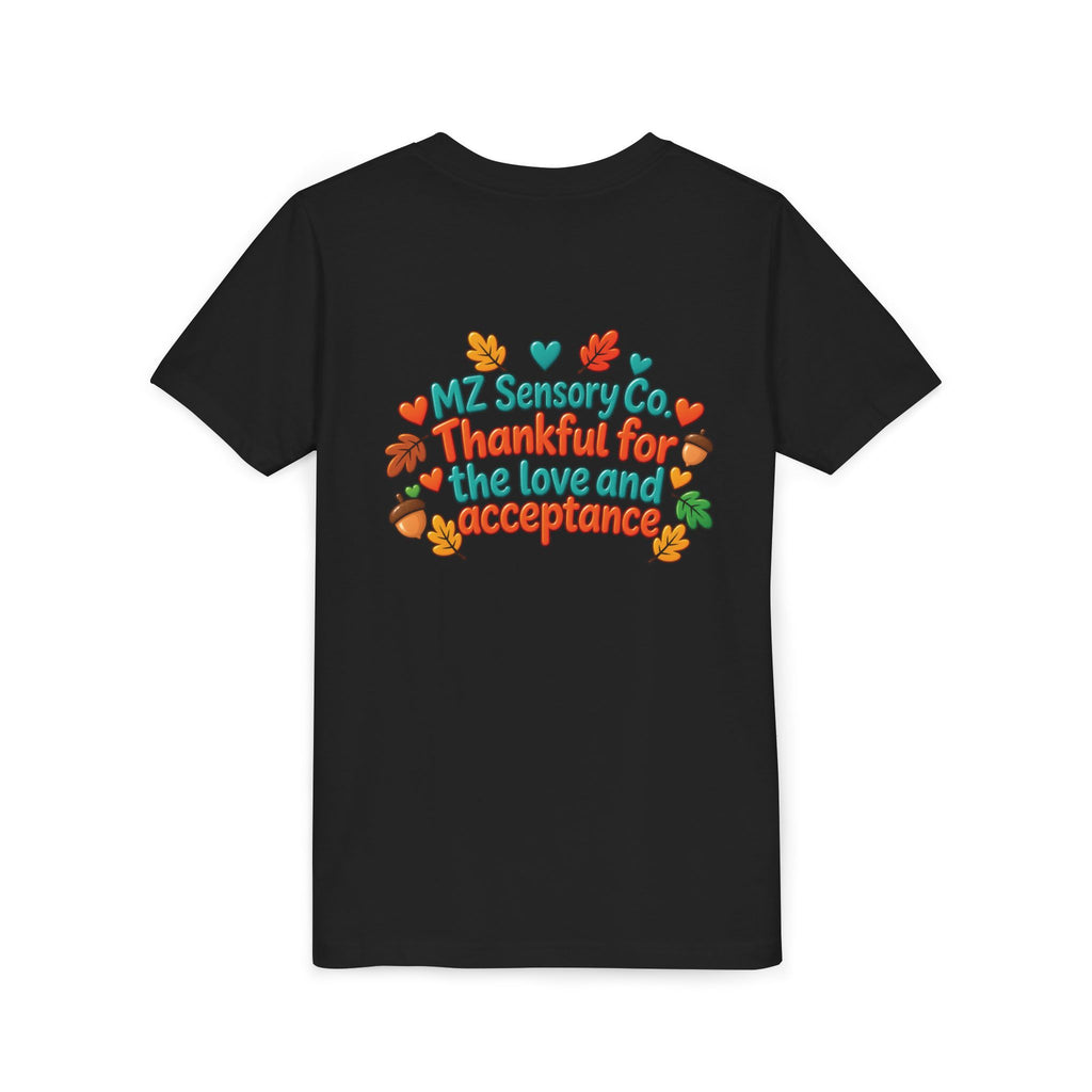 Thankful Hearts Kids’ Thanksgiving Turkey T-Shirt