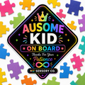 Ausome Kid on Board™ Car Window Decal